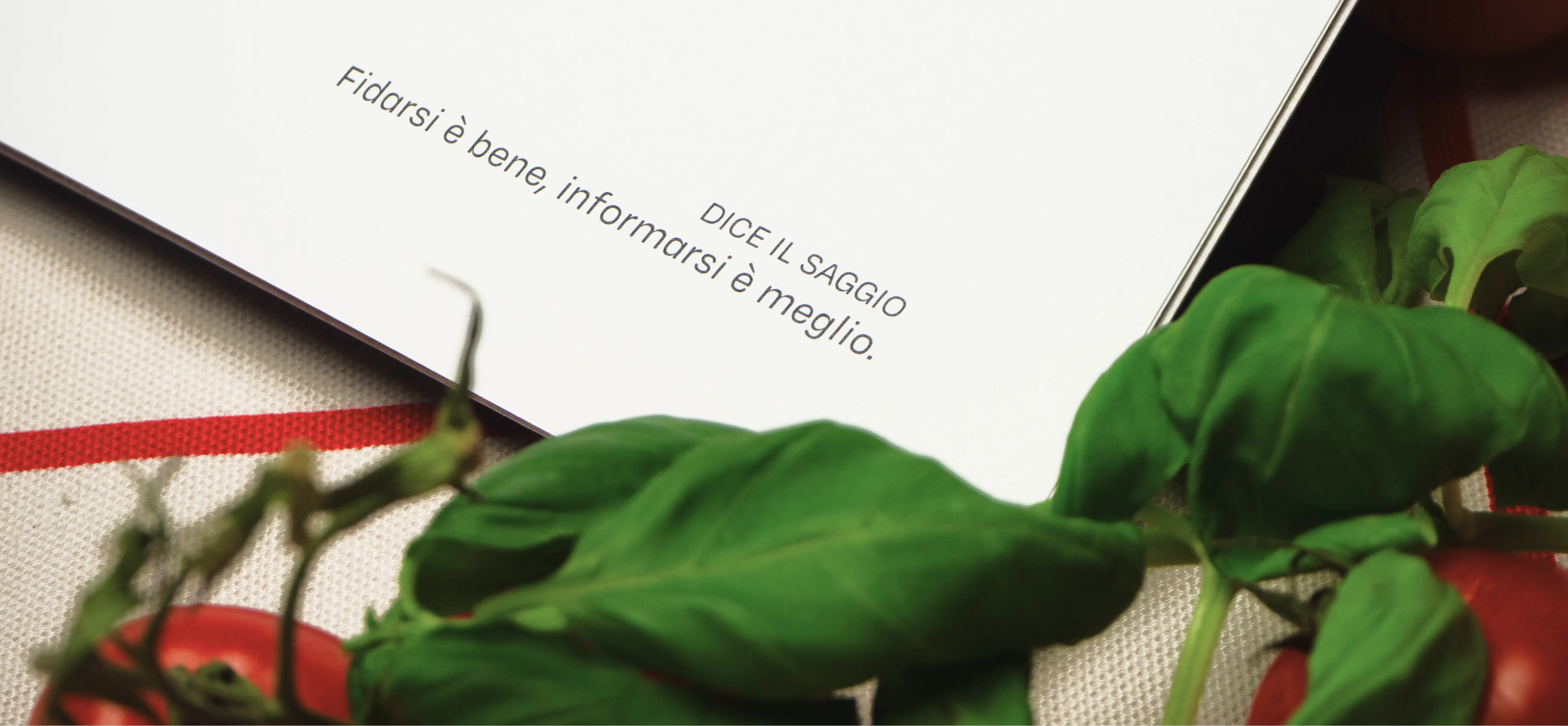 Pagina di saggio con testo e visualizzazione dati