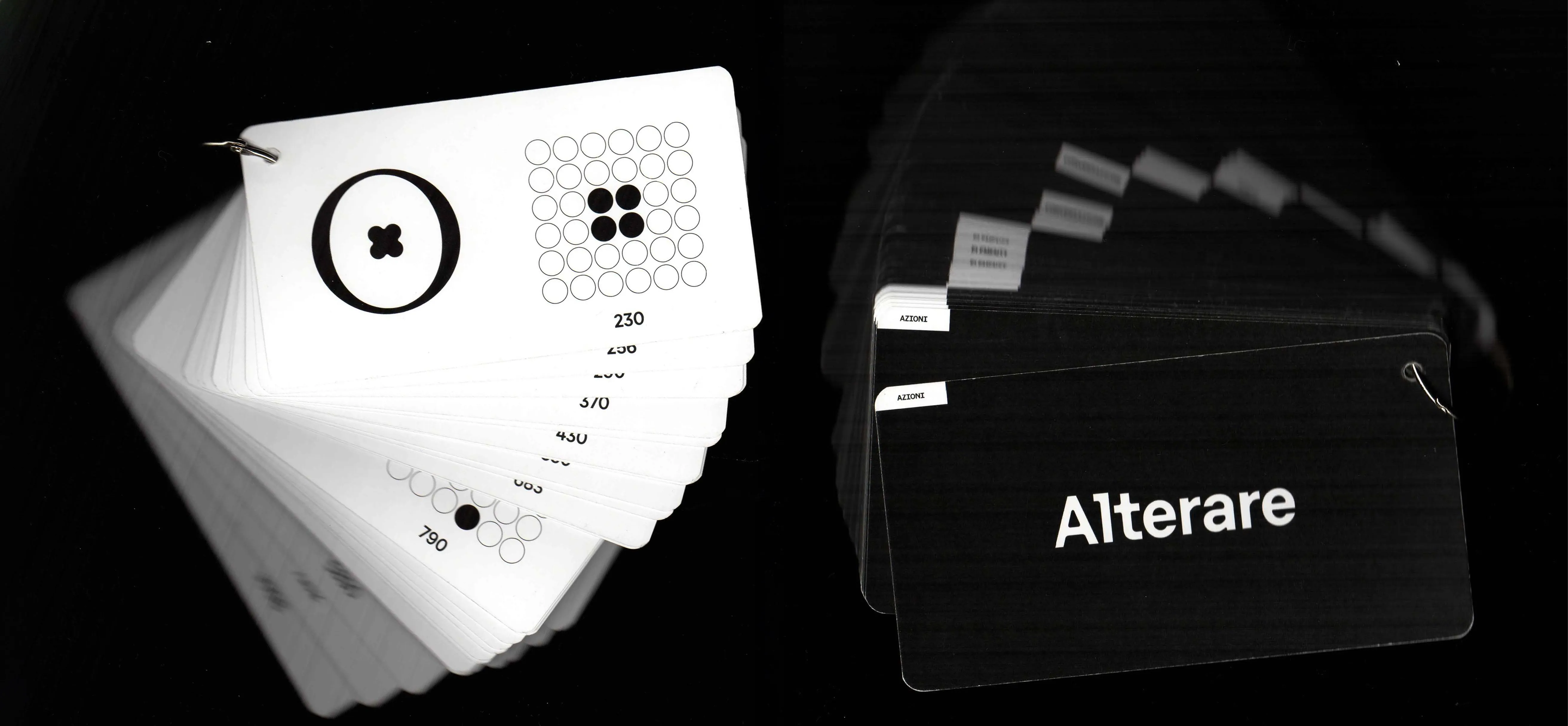 Flashcards teaching the universal language